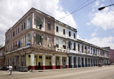 Eski Havana manzarası. Küba
