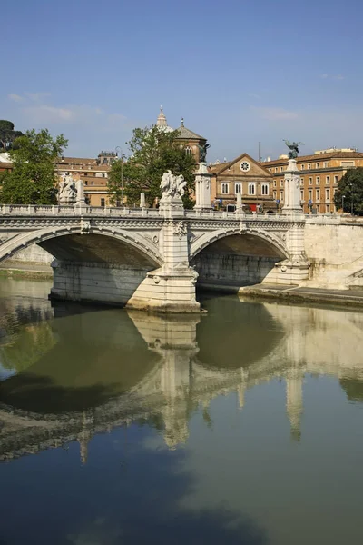 Brücke Von Viktor Emanuel Rom Italien — Stockfoto