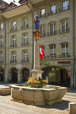 Bern 'deki Marktgasse Caddesi. İsviçre