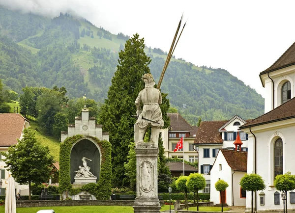 Mémorial Arnold Von Winkelried Stans Nidwalden Suisse — Photo