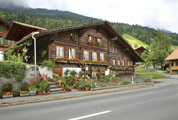 Vista Del Pueblo Ringoldingen Cantón Berna Suiza — Foto de Stock