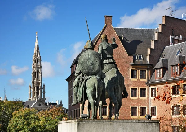 Památník Dona Quijota Bruselu Belgie — Stock fotografie