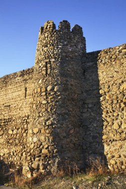 Sighnaghi 'deki şehir duvarı. Kakheti. Georgia