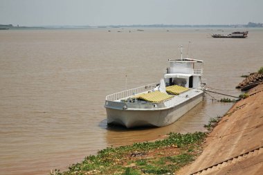 Phnom Penh 'deki Mekong Nehri. Kamboçya