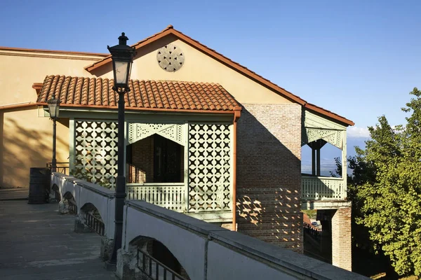 Calle Vieja Sighnaghi Kakheti Georgia — Foto de Stock