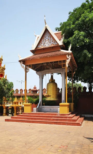 Wat Ounalom Unnalom Świątynia Phnom Penh Kambodża — Zdjęcie stockowe