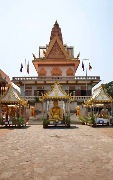 Wat Ounalom Unnalom Templo Phnom Penh Camboya —  Fotos de Stock