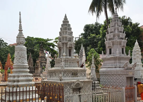 Wat Saravoan Phnom Penh Kambodża — Zdjęcie stockowe