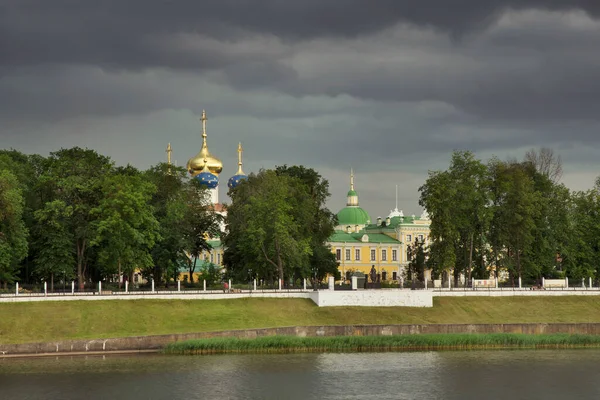 Tver Deki Gezici Saray Şekil Değiştirme Katedrali Rusya — Stok fotoğraf