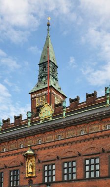 Kopenhag 'daki belediye binası. Danimarka