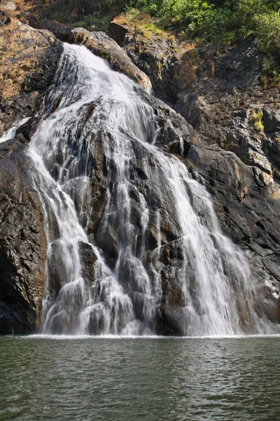 Karnataka Daki Dudhsagar Şelalesi Hindistan — Stok fotoğraf