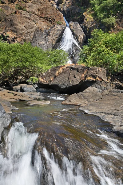 卡纳塔克邦的达赫萨加尔瀑布印度 — 图库照片
