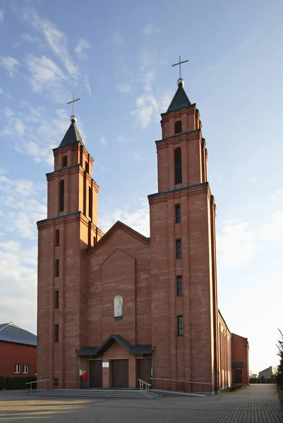 Église Bienheureuse Vierge Marie Lukow Pologne — Photo