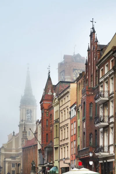 Szeroka Straße Torun Polen — Stockfoto