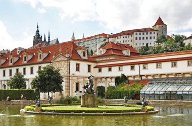 Prag 'daki Wallenstein Sarayı. Çek Cumhuriyeti