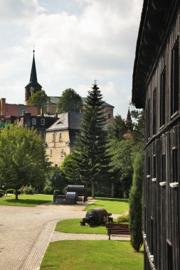 View of Duszniki-Zdroj. Poland clipart