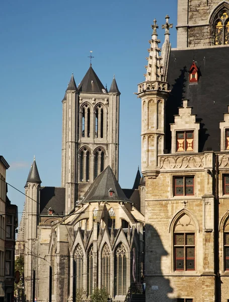 Iglesia San Nicolás Gante Países Bajos — Foto de Stock