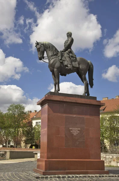 Estatua Ecuestre Artur Gorgei Budapest Hungría — Foto de Stock