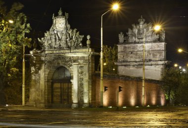 Szczecin 'deki iskele kapısı. Polonya
