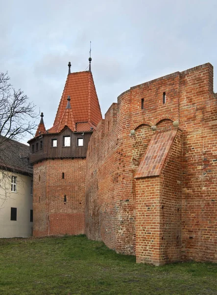 Torre Cidade Muralhas Opole Polónia — Fotografia de Stock