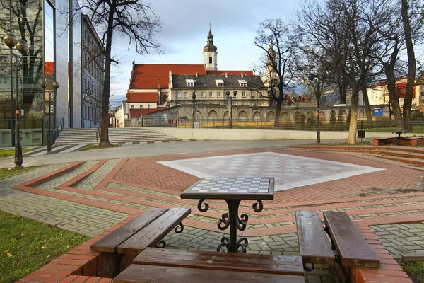 Schachplatz Oppeln Polen — Stockfoto