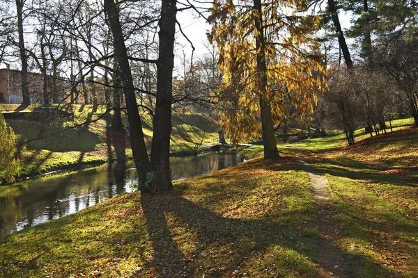 Central Park Brzeg Opole Vojvodskap Polen — Stockfoto