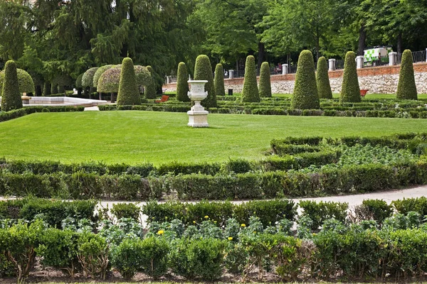 레티로 스페인어 Buen Retiro Park 마드리드에 공원이다 스페인 — 스톡 사진