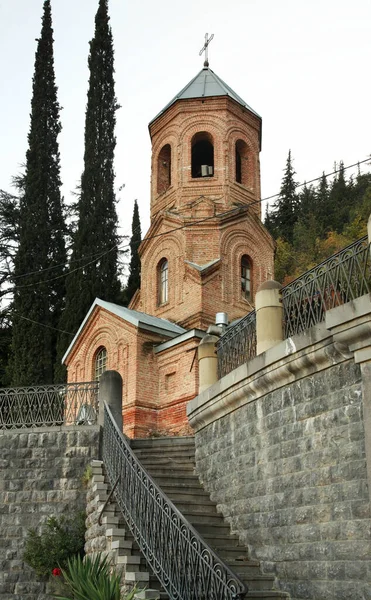 Klasztor Dawida Górze Mtacminda Tbilisi Gruzja — Zdjęcie stockowe