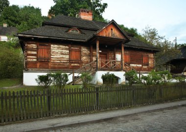 Kazimierz Dolny 'deki eski ev. Polonya