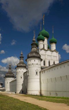 Rostov 'lu (Büyük Rostov) Kremlin' deki Evangelist Aziz John Kilisesi. Yaroslavl oblast. Rusya