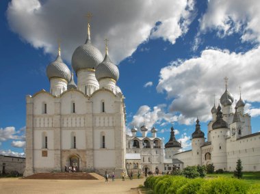 Rostov 'lu Kremlin Katedrali (Rostov Great). Yaroslavl oblast. Rusya