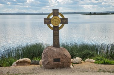 Rostov 'da Nero Gölü kıyısında (Rostov Great). Yaroslavl oblast. Rusya