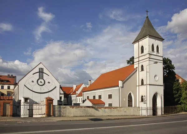 Iglesia Evangélica Luterana Kaunas Lituania — Foto de Stock