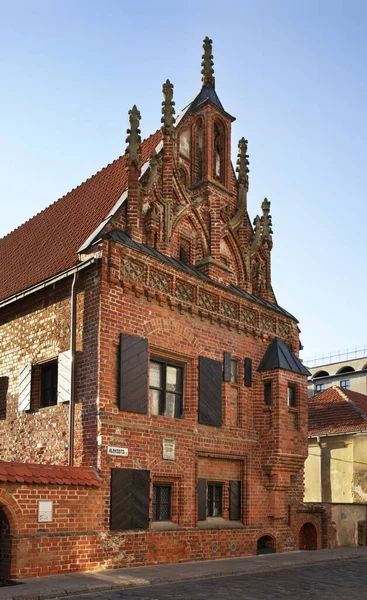 Casa Perkunas Kaunas Lituânia — Fotografia de Stock