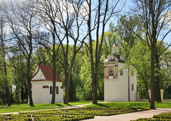 Chapelle Tourelle Orientale Complexe Palais Radziwill Biala Podlaska Pologne — Photo