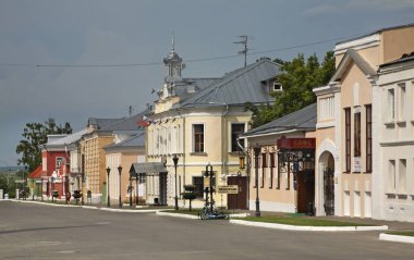 Ivan Lazhechnikov caddesi Kolomna Kremlin 'de. Rusya