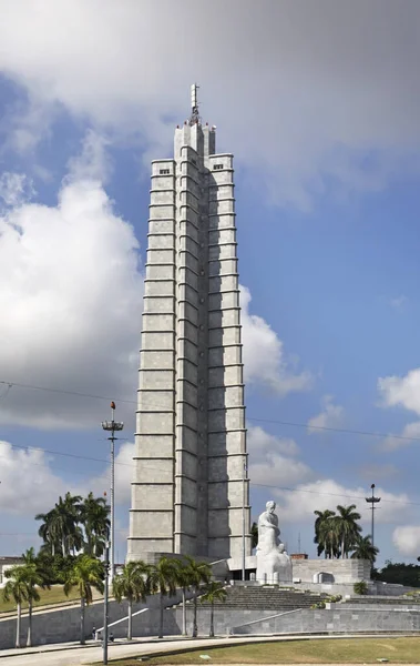 Jose Marti Denkmal Auf Dem Platz Der Revolution Havanna Kuba — Stockfoto