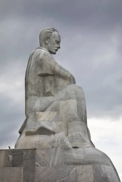 Jose Marti Denkmal Auf Dem Platz Der Revolution Havanna Kuba — Stockfoto