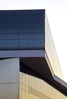 Atina 'daki modern binanın bir parçası. Yunanistan