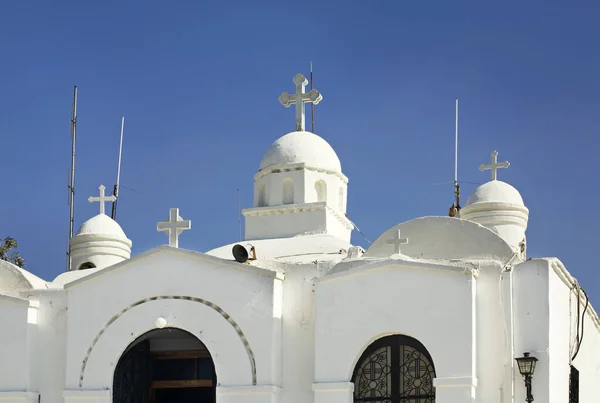 Kerk Van George Lycabettus Berg Athene Griekenland — Stockfoto