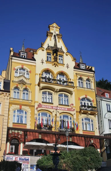 Hotel Romance Karlových Varech Čechy Česká Republika — Stock fotografie