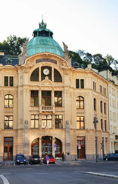 Calle Vieja Karlovy Vary Bohemia República Checa —  Fotos de Stock