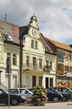 Mikolajki 'de eski bir cadde. Polonya