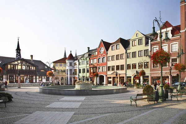 Komarno 'daki Avrupa Meydanı. Slovakya