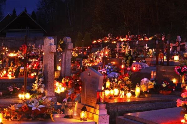 Cimetière Près Vitanova Slovaquie — Photo