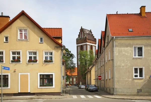 Alte Straße Morag Polen — Stockfoto