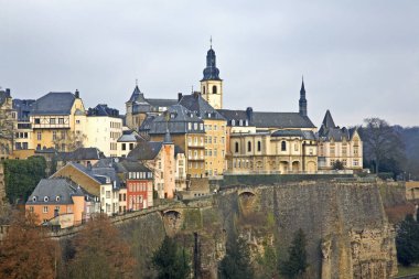 Lüksemburg şehri manzarası