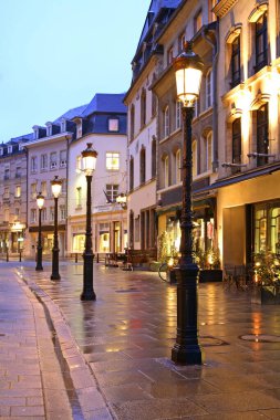 Lüksemburg şehri manzarası