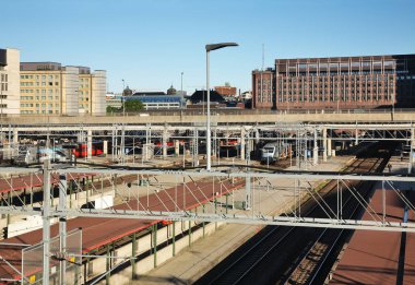 Oslo 'daki merkez istasyon. Norveç