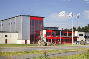 Kokkola 'daki modern bina. Finlandiya